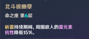 《原神》角色伤害提升拐百科北斗六命效果