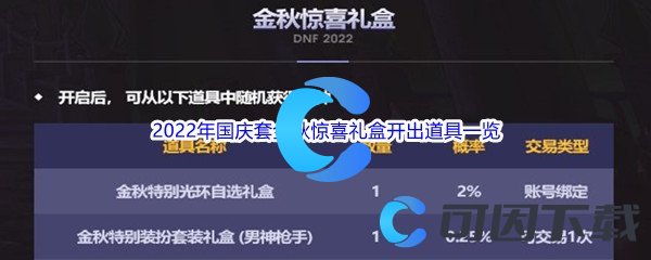 《DNF》2022年幻梦蝶舞国庆套金秋惊喜礼盒开出道具一览