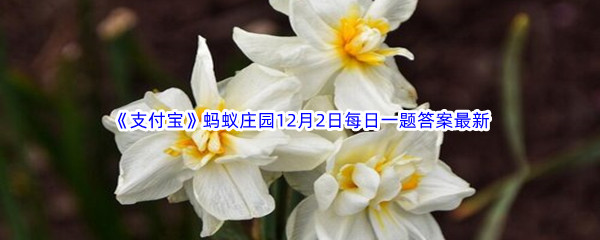 《支付宝》蚂蚁庄园2022年12月2日每日一题答案最新(2)