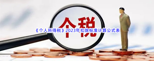 《个人所得税》2023年扣除标准计算公式表分享