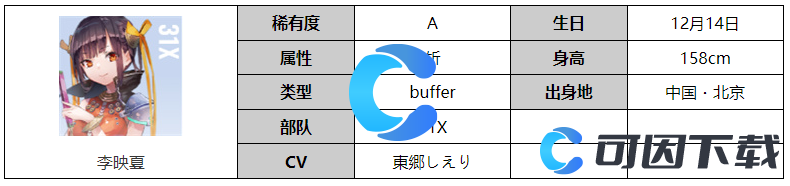 《炽焰天穹》李映夏角色图文介绍