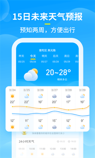 知音天气预报软件截图