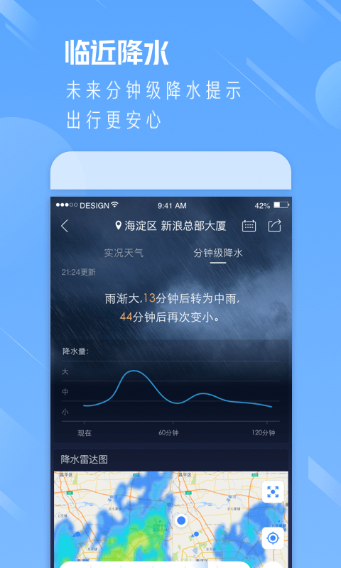 手机天气通软件截图