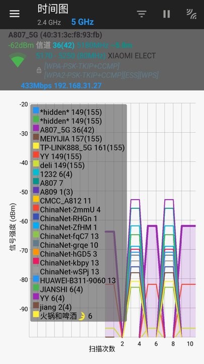 万能WIFI管家测试大师软件截图