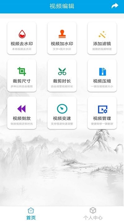 视频去水印剪辑手机软件app