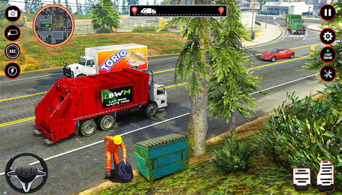 欧洲垃圾车模拟器游戏截图