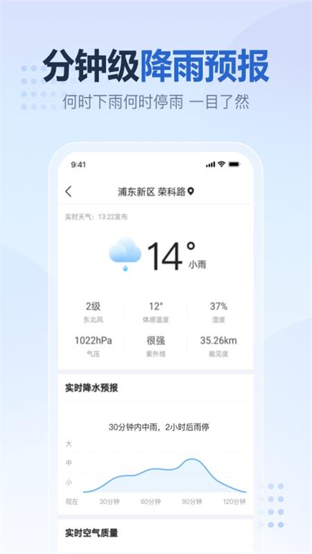 2345天气预报软件截图