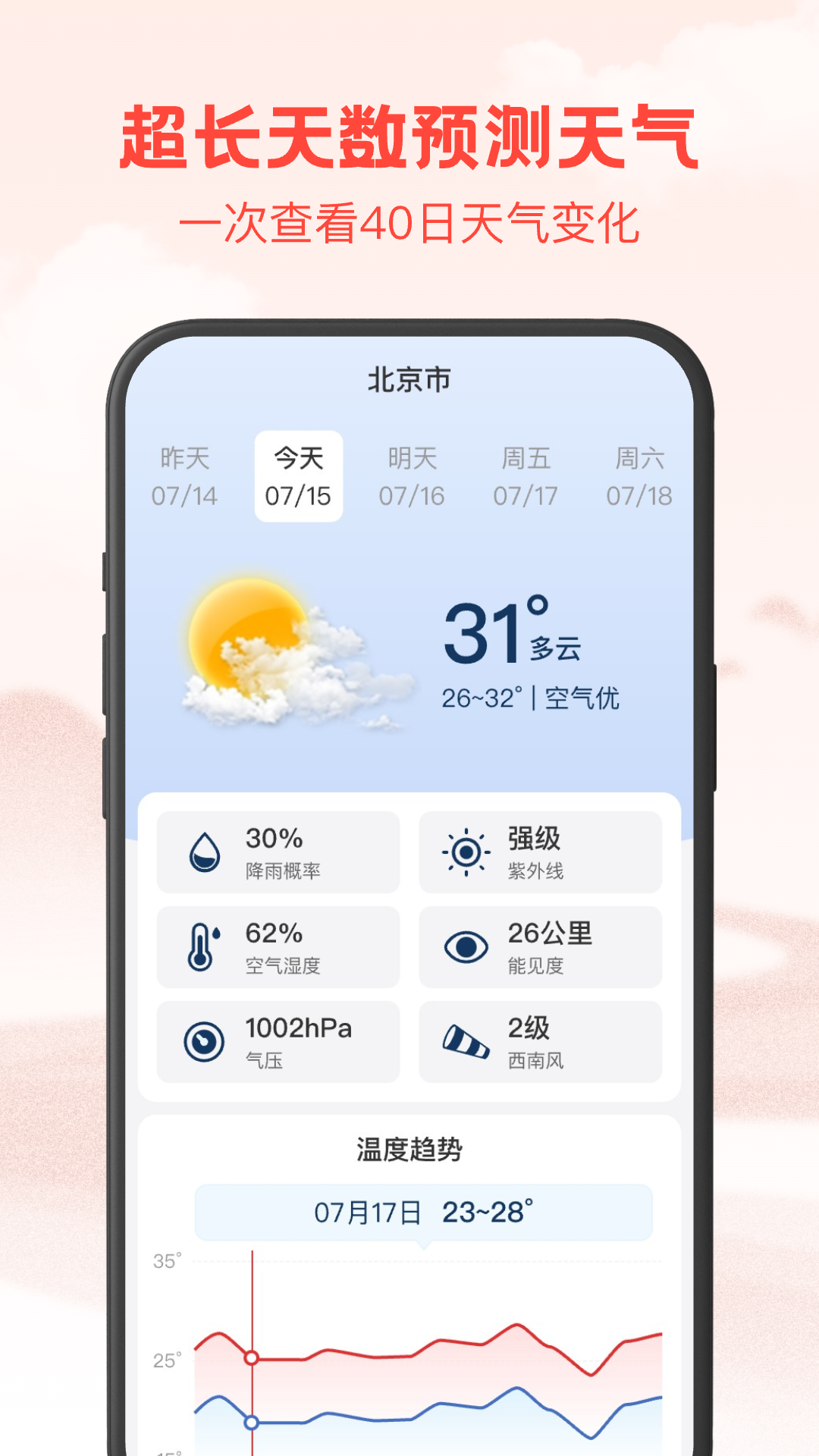 24逐时天气手机软件app